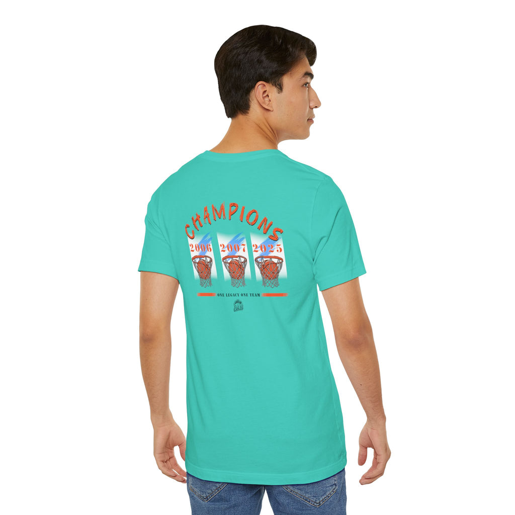 Champions Basketball Tee — Retro 2006 • 2007 • 2025 Hoop Design