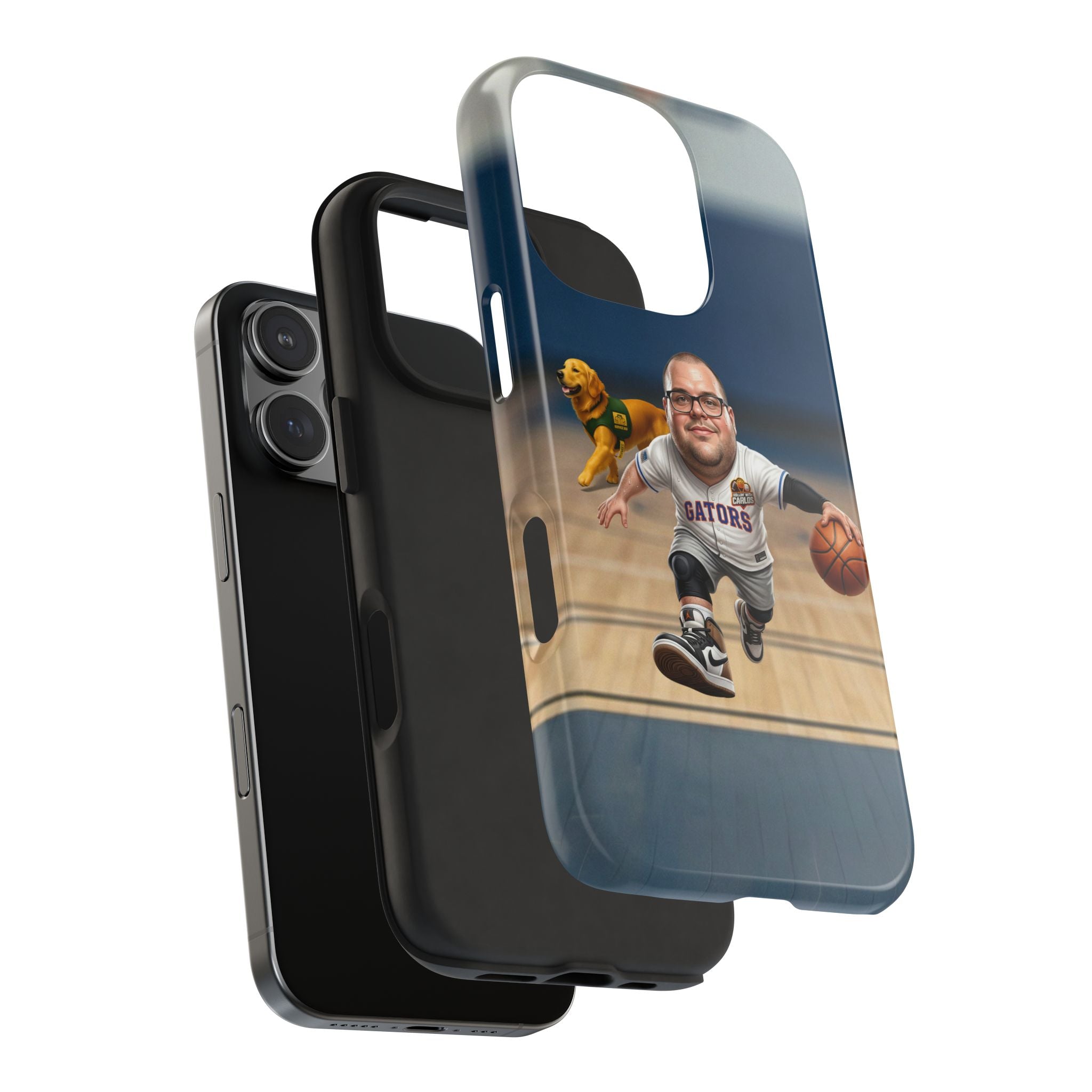 Caricature Basketball Player Phone Case | Custom Portrait Sports Design