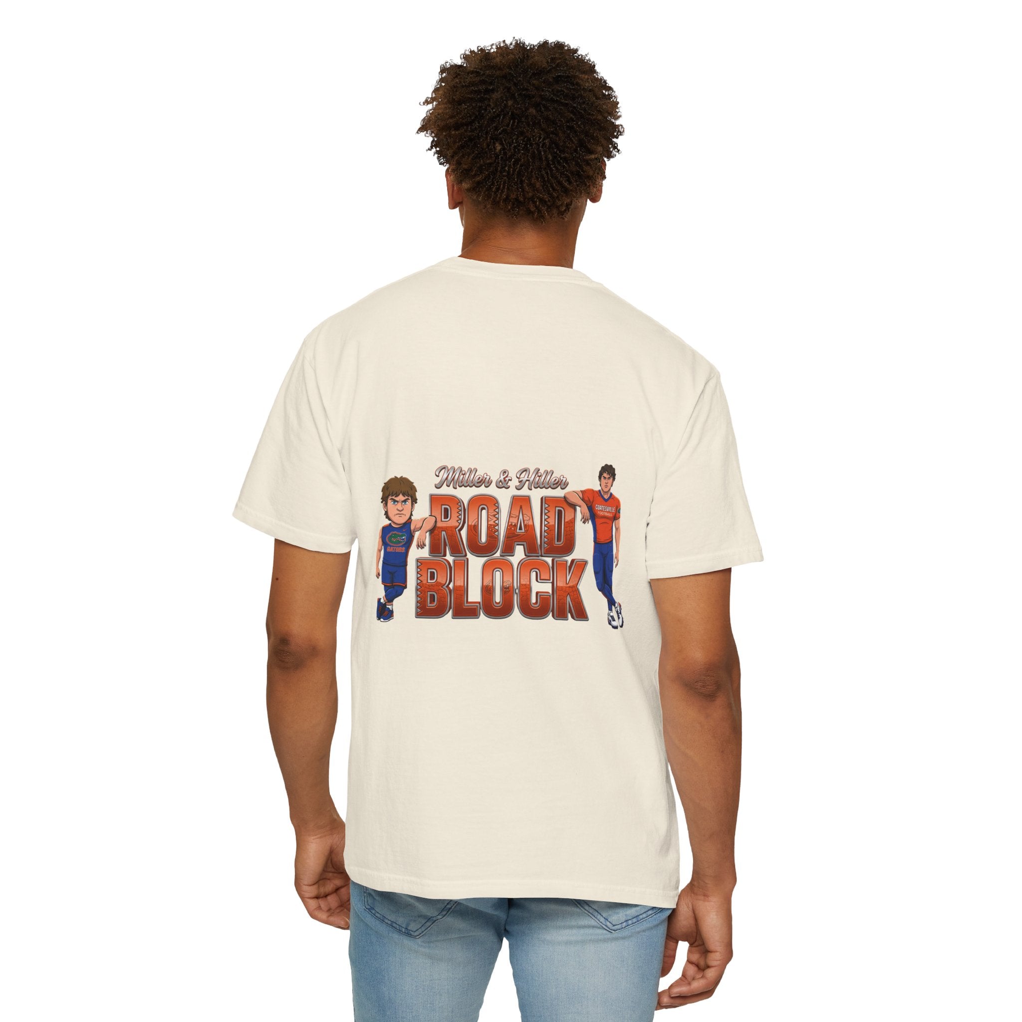 T-Shirt — "Road Block" Soccer Players Graphic Tee