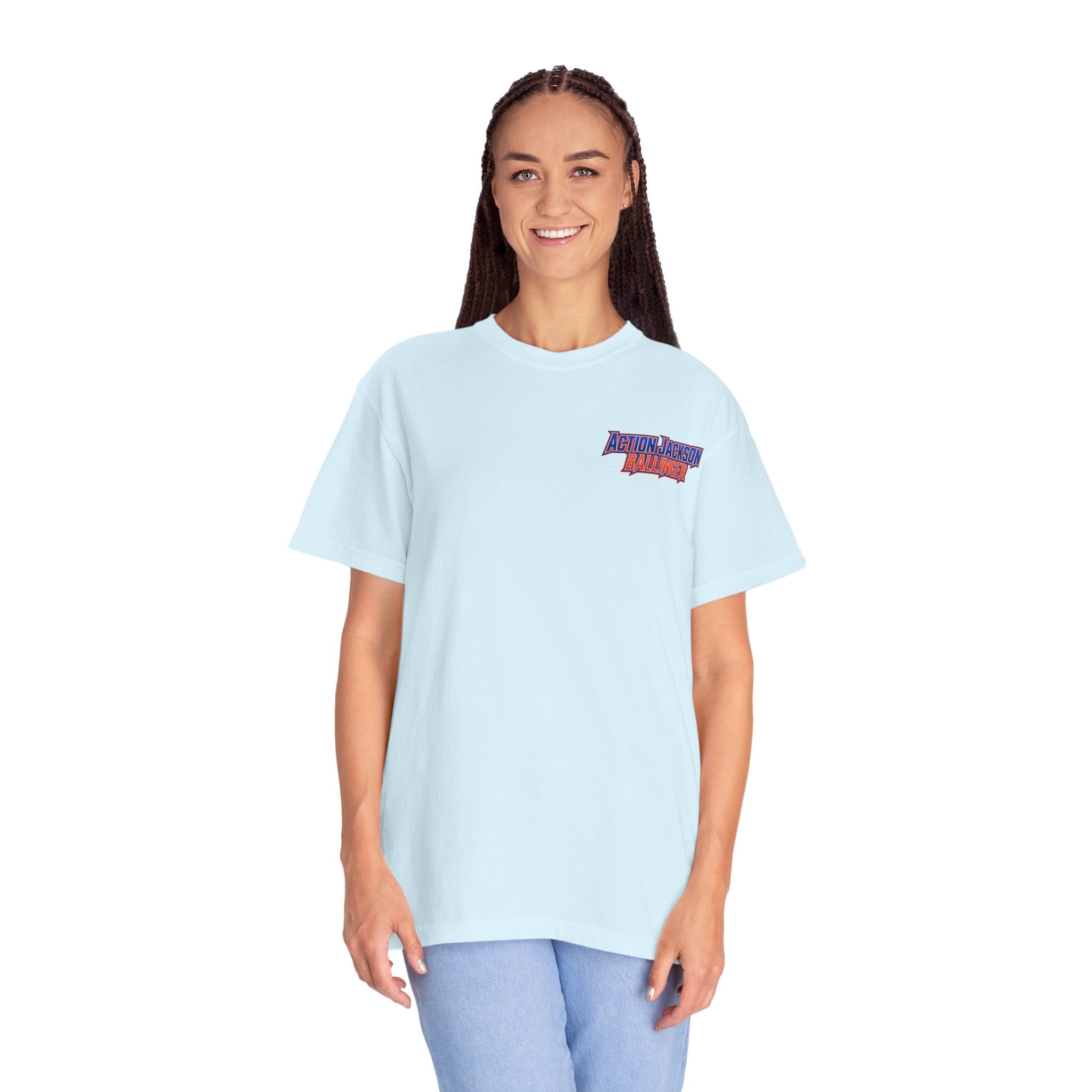 Action Jackson  T‑Shirt — Retro Team Graphic Tee