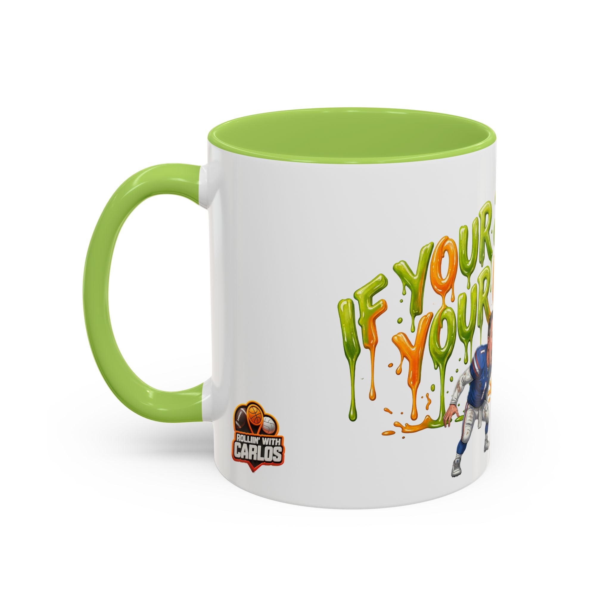 Your Juiceless, Your Useless Football Players Mug | Accent Coffee Mug