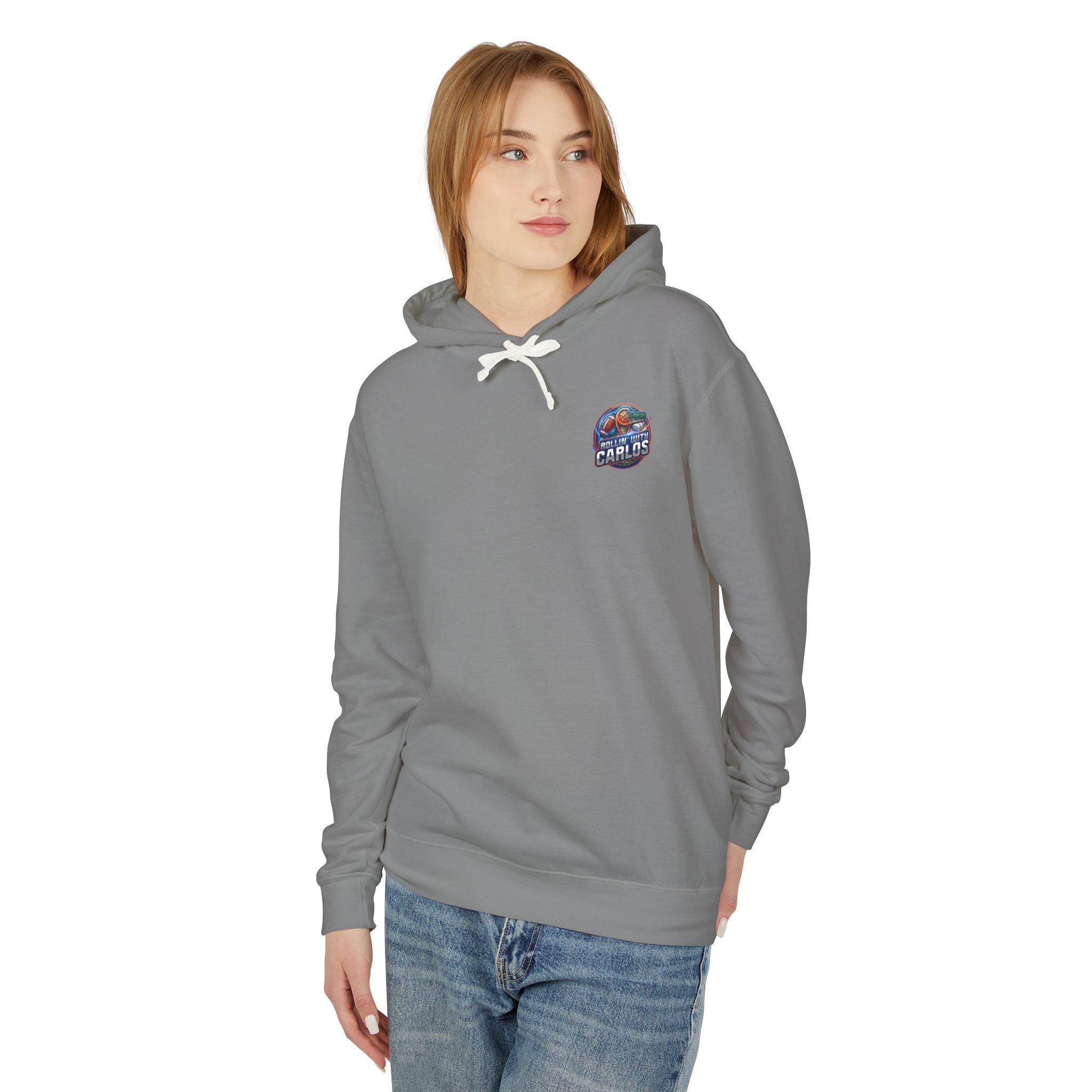 Hoodie • Rollin' with Carlos Vintage Racing Graphic Lightweight Hoodie