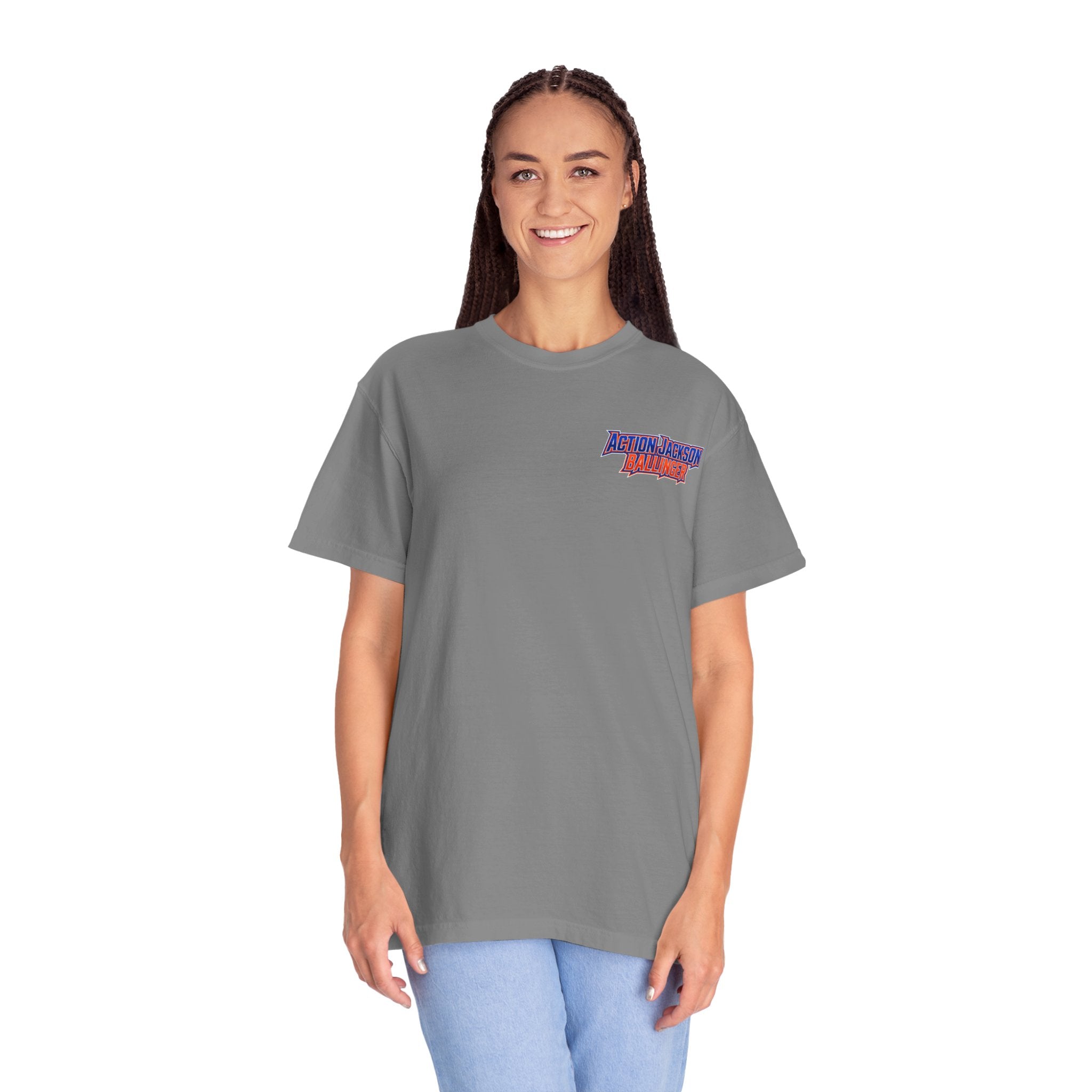 Action Jackson  T‑Shirt — Retro Team Graphic Tee