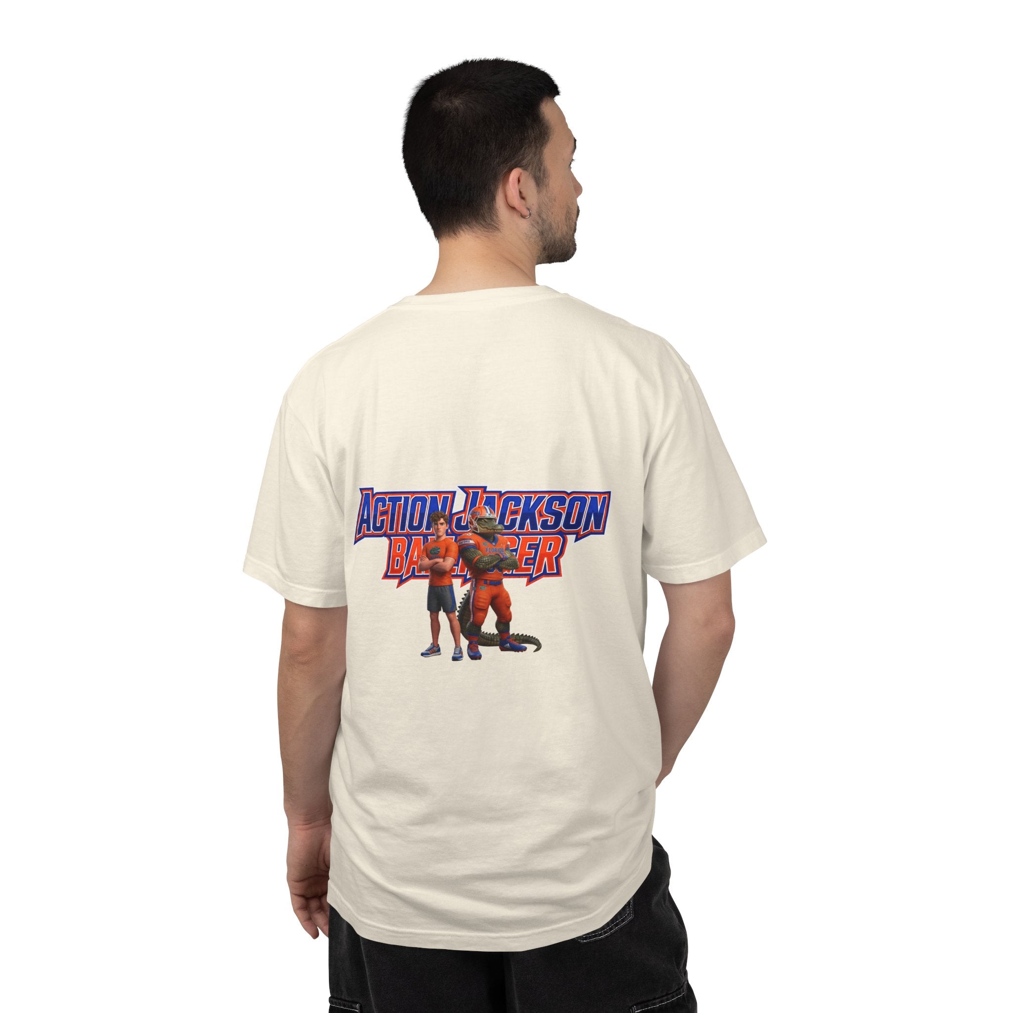 Action Jackson  T‑Shirt — Retro Team Graphic Tee