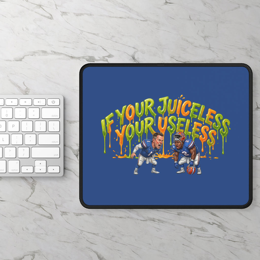 Rollin' With Carlos Sports Gaming Mouse Pad — Personalized Athletic Logo Pad