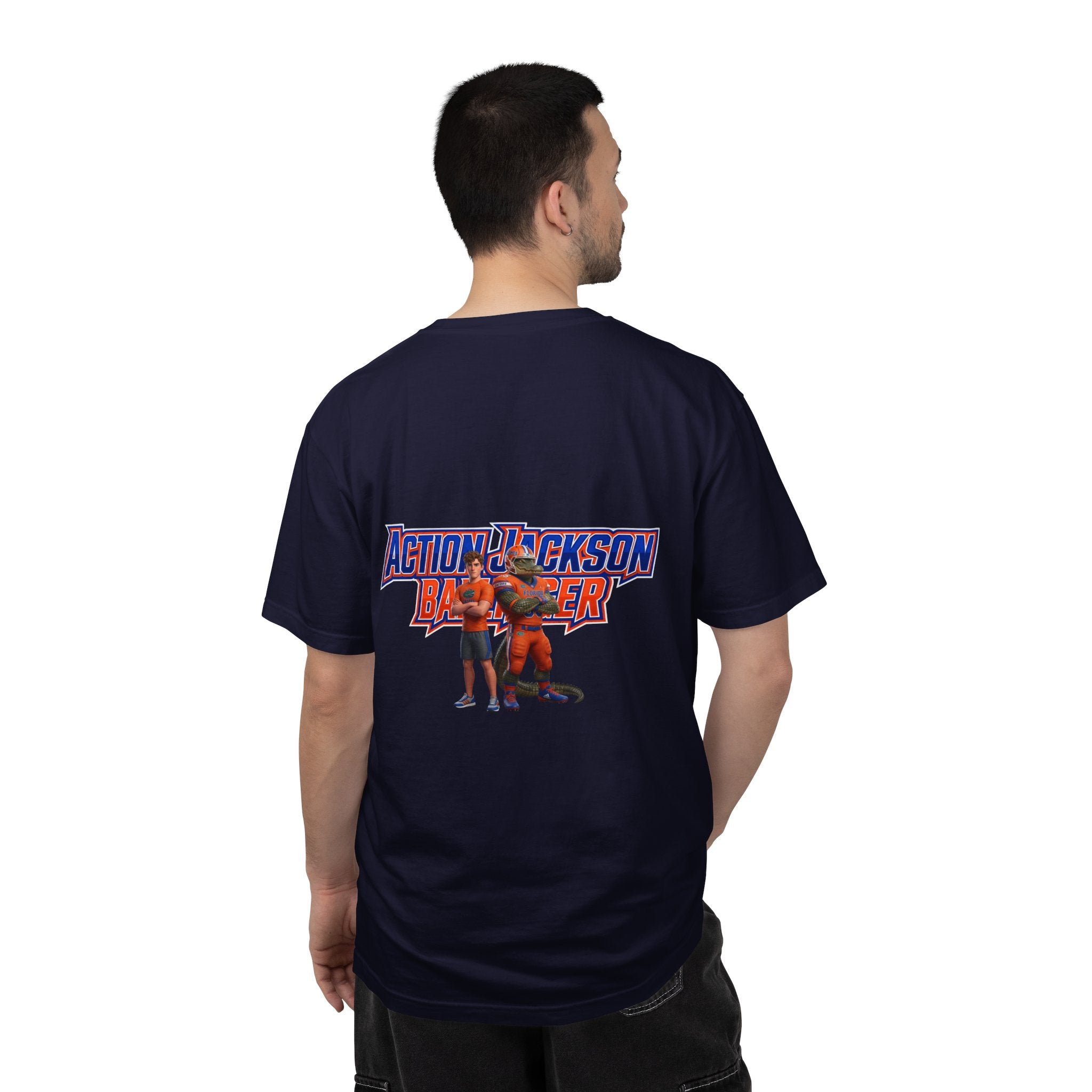 Action Jackson  T‑Shirt — Retro Team Graphic Tee