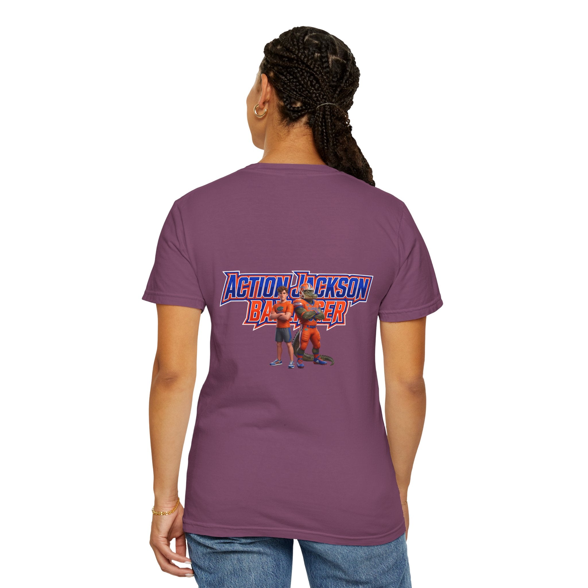 Action Jackson  T‑Shirt — Retro Team Graphic Tee