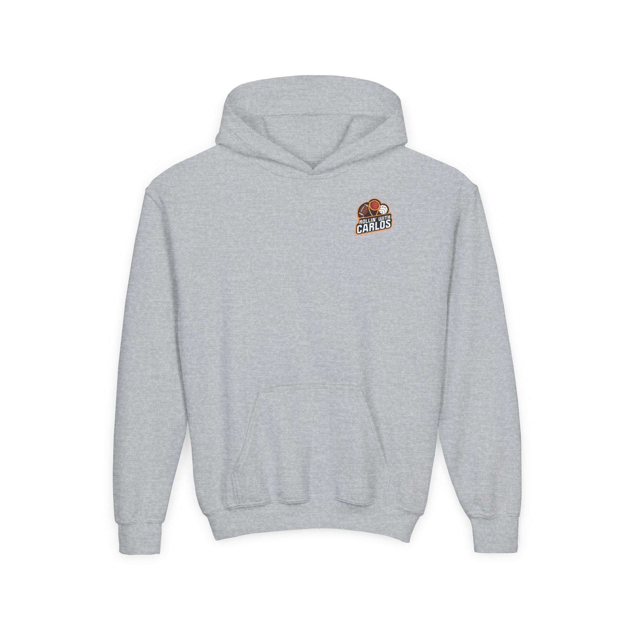 RollinwithCarlos Youth Heavy Blend Hooded Sweatshirt