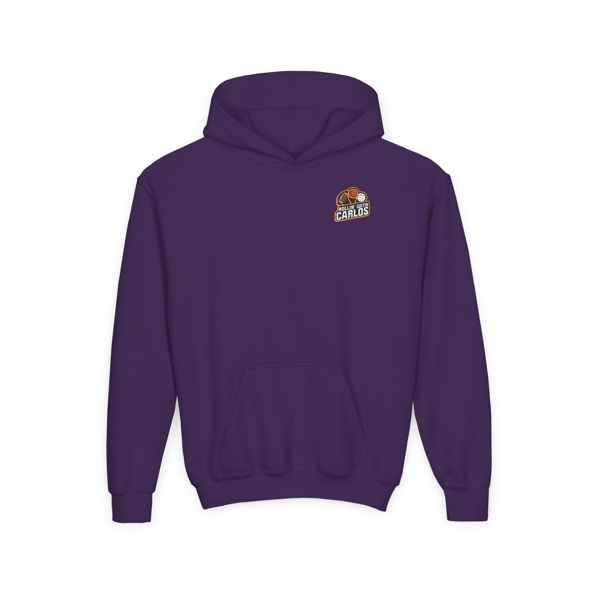 RollinwithCarlos Youth Heavy Blend Hooded Sweatshirt