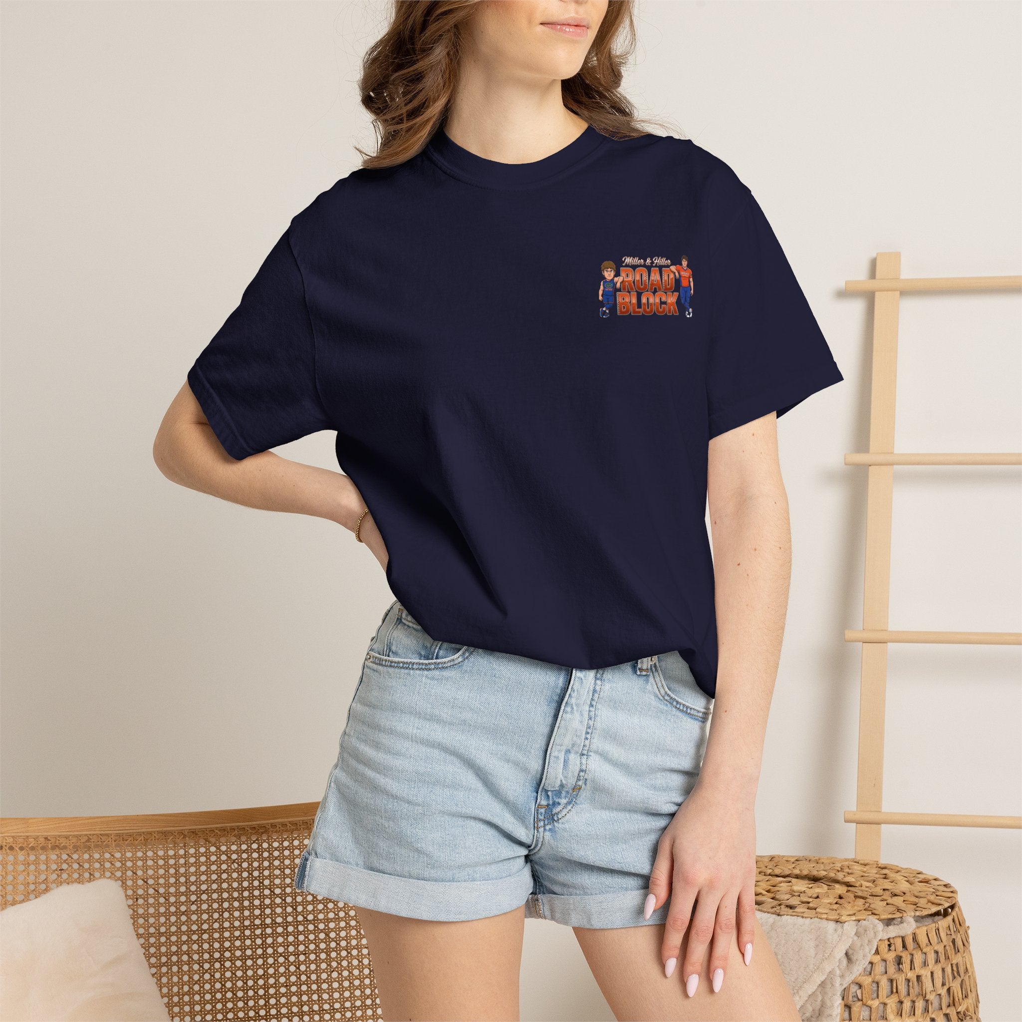 T-Shirt — "Road Block" Soccer Players Graphic Tee
