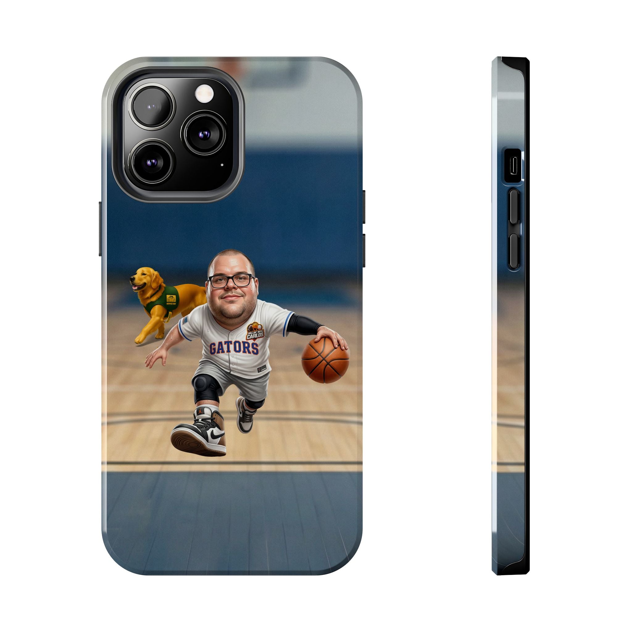 Caricature Basketball Player Phone Case | Custom Portrait Sports Design
