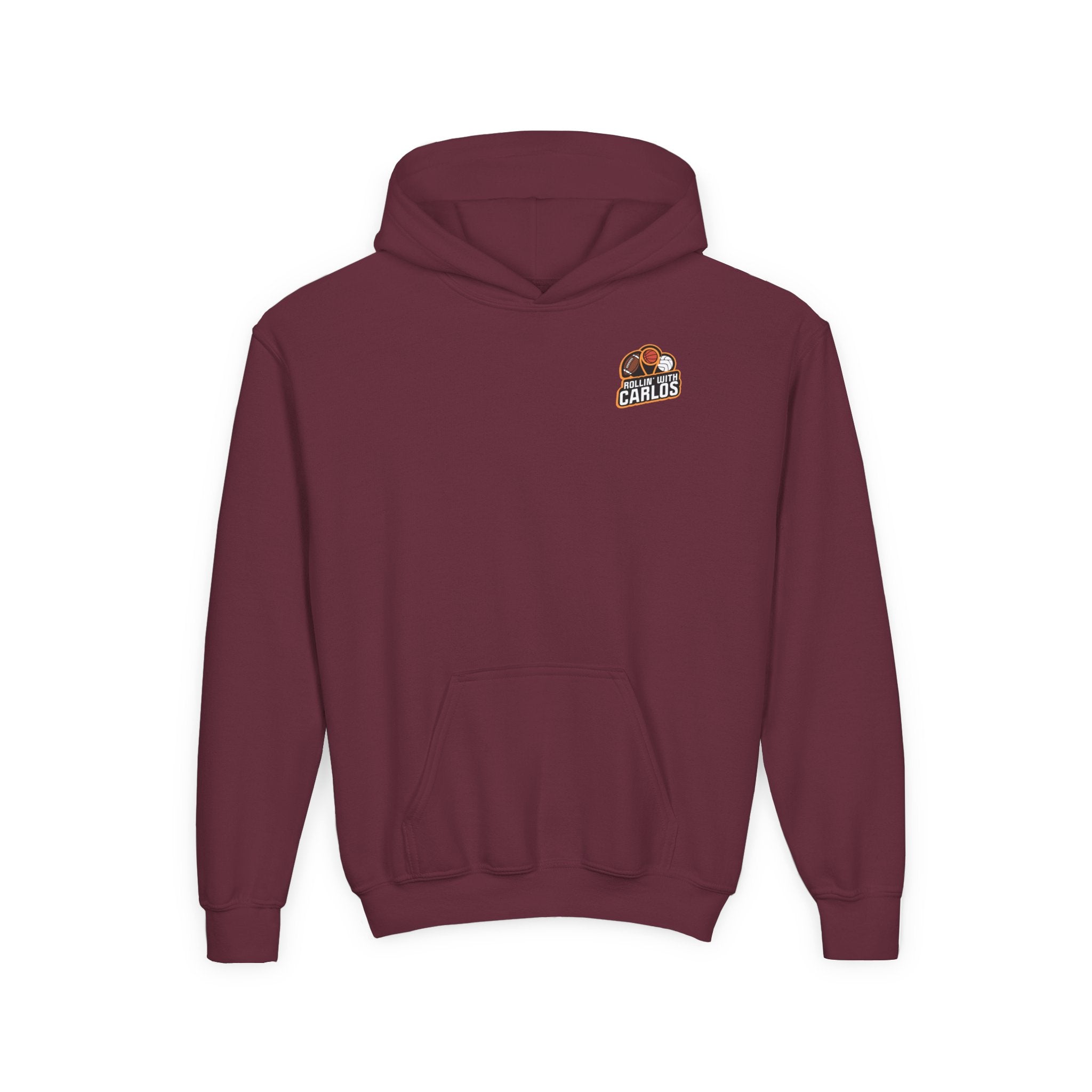 RollinwithCarlos Youth Heavy Blend Hooded Sweatshirt