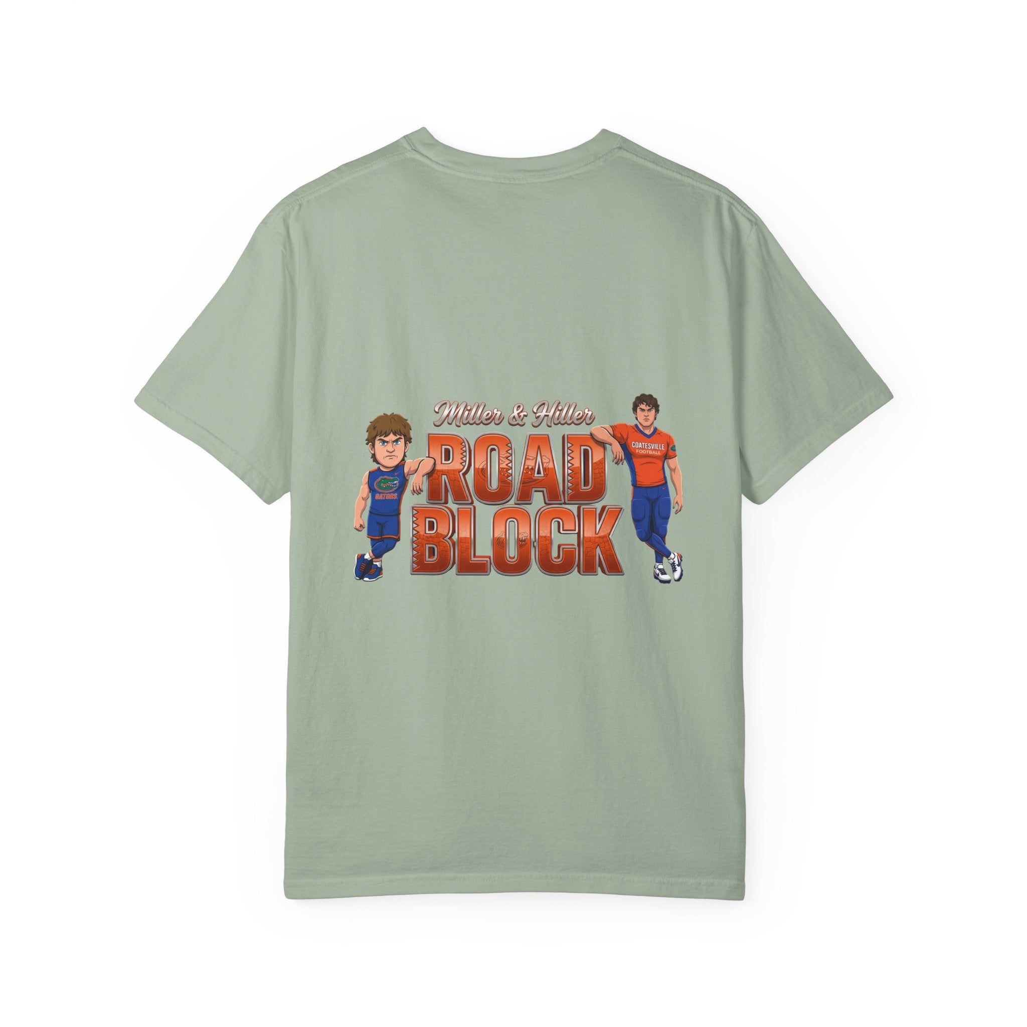 T-Shirt — "Road Block" Soccer Players Graphic Tee