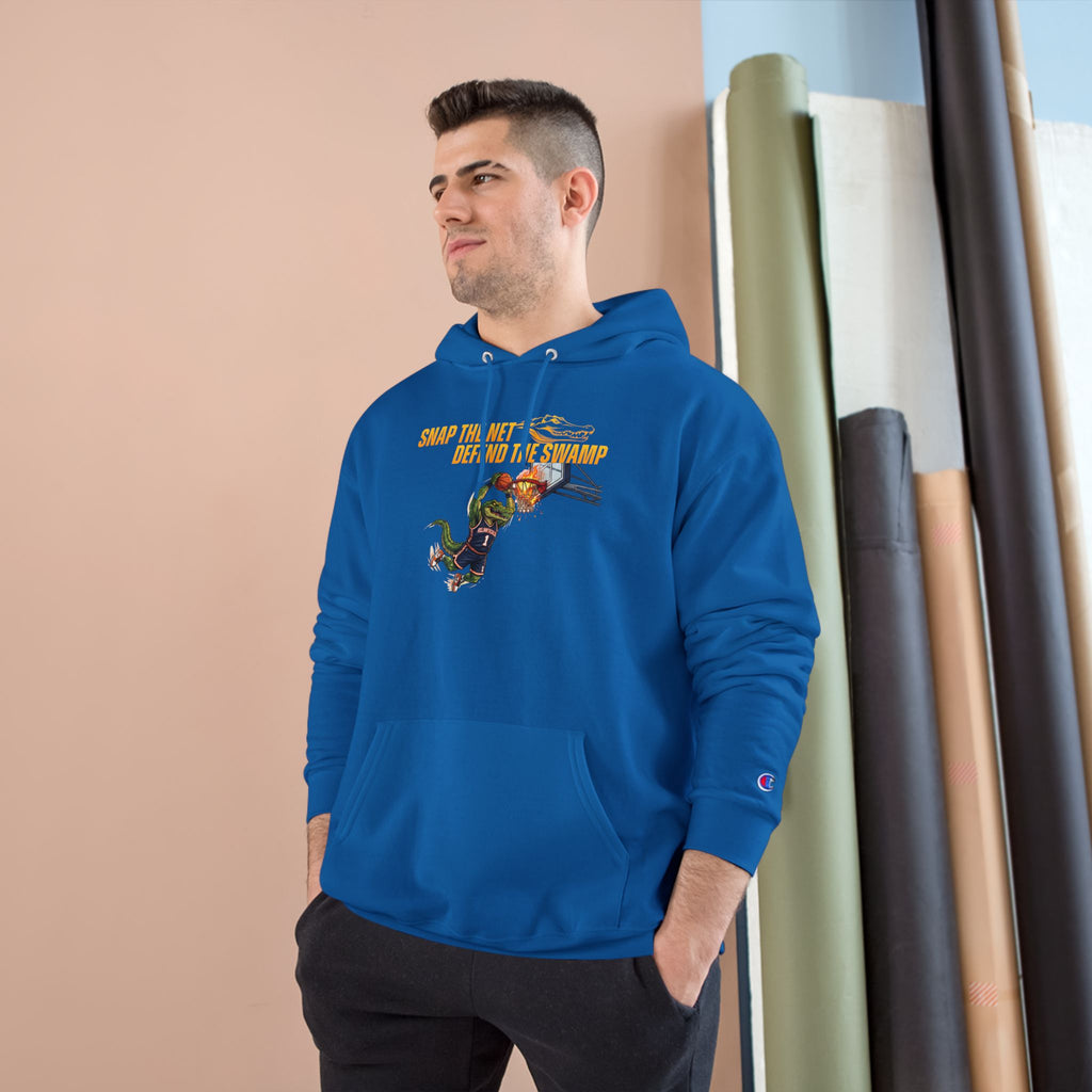 Basketball Hoodie — Snap the Net — 'Defend the Swamp' Basketball