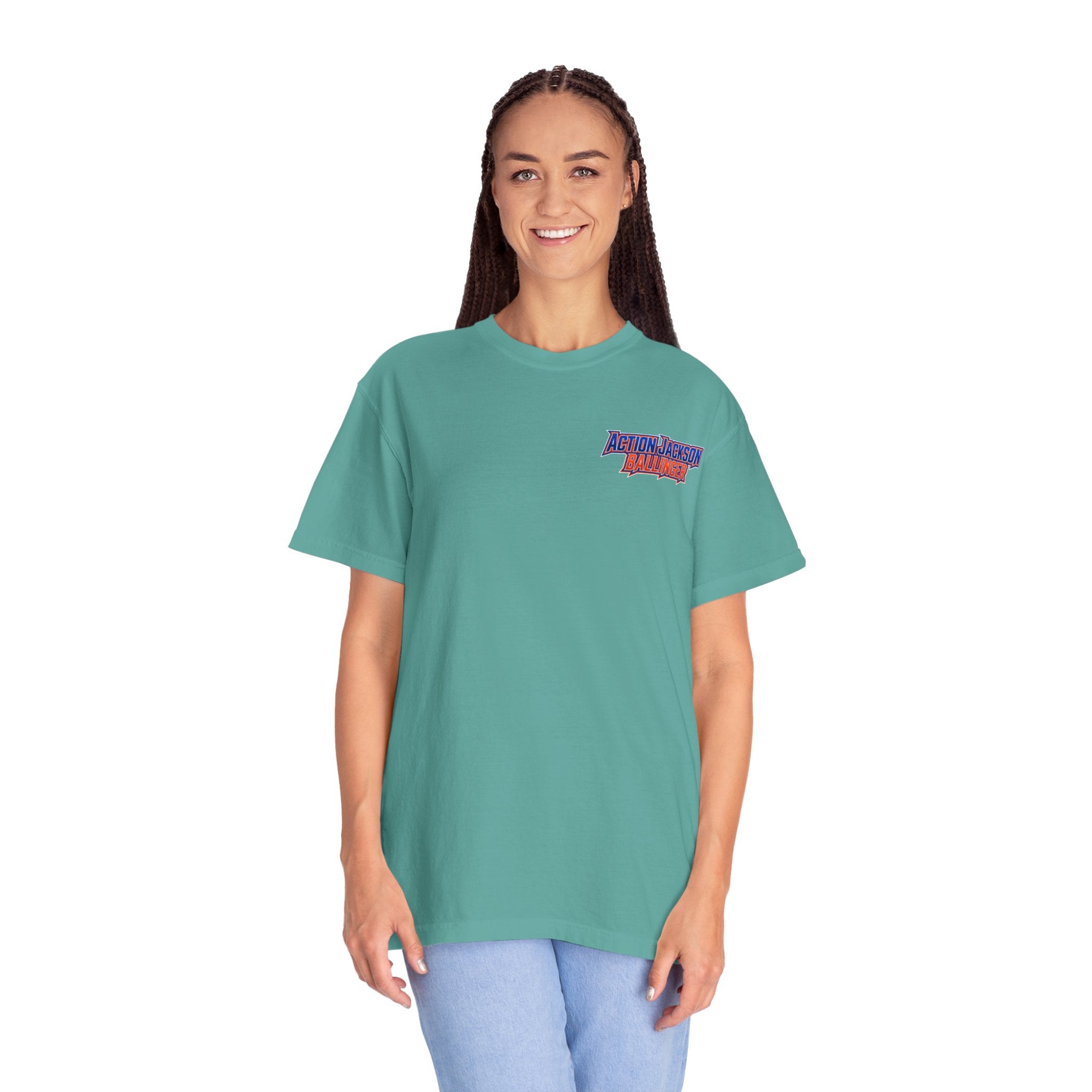 Action Jackson  T‑Shirt — Retro Team Graphic Tee