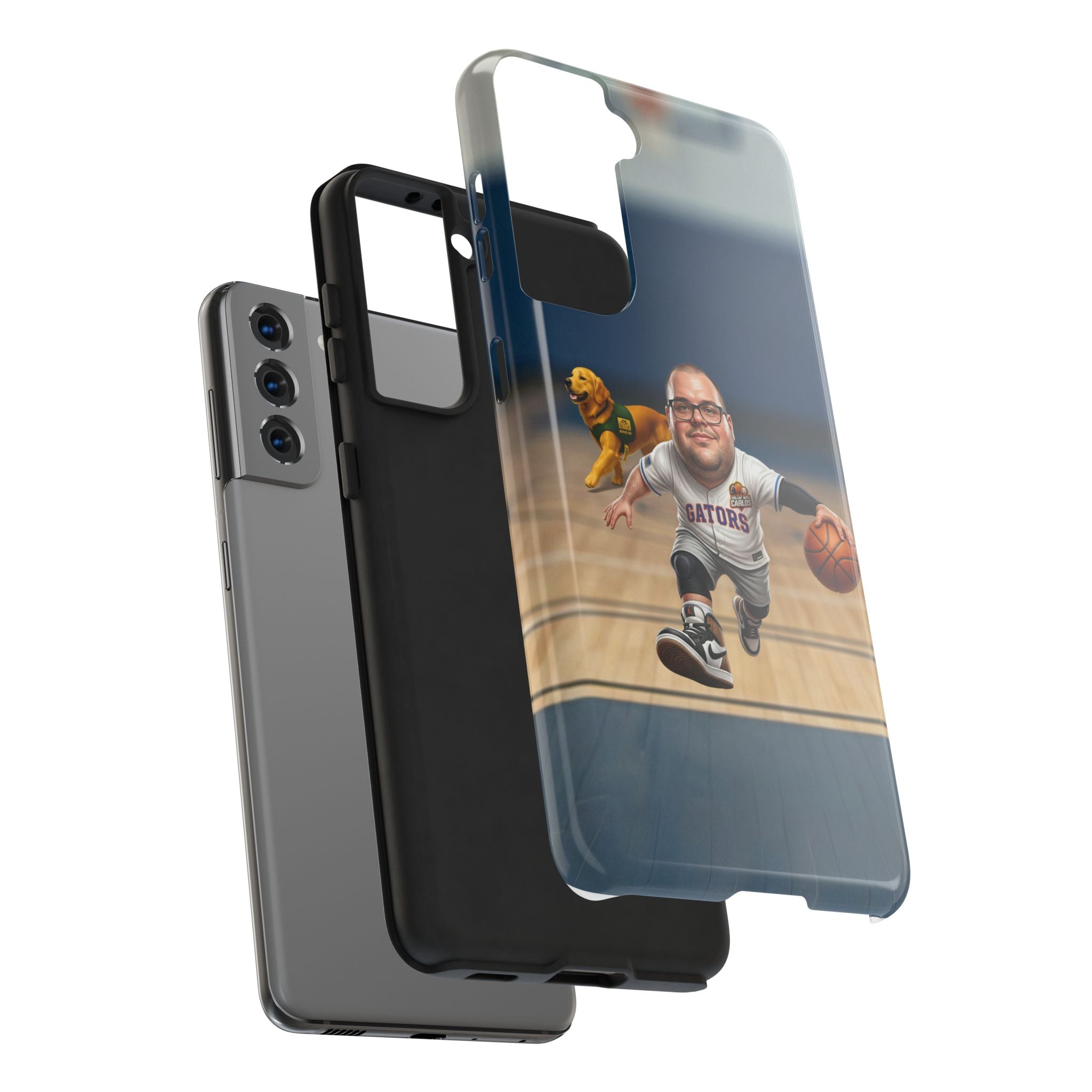Caricature Basketball Player Phone Case | Custom Portrait Sports Design