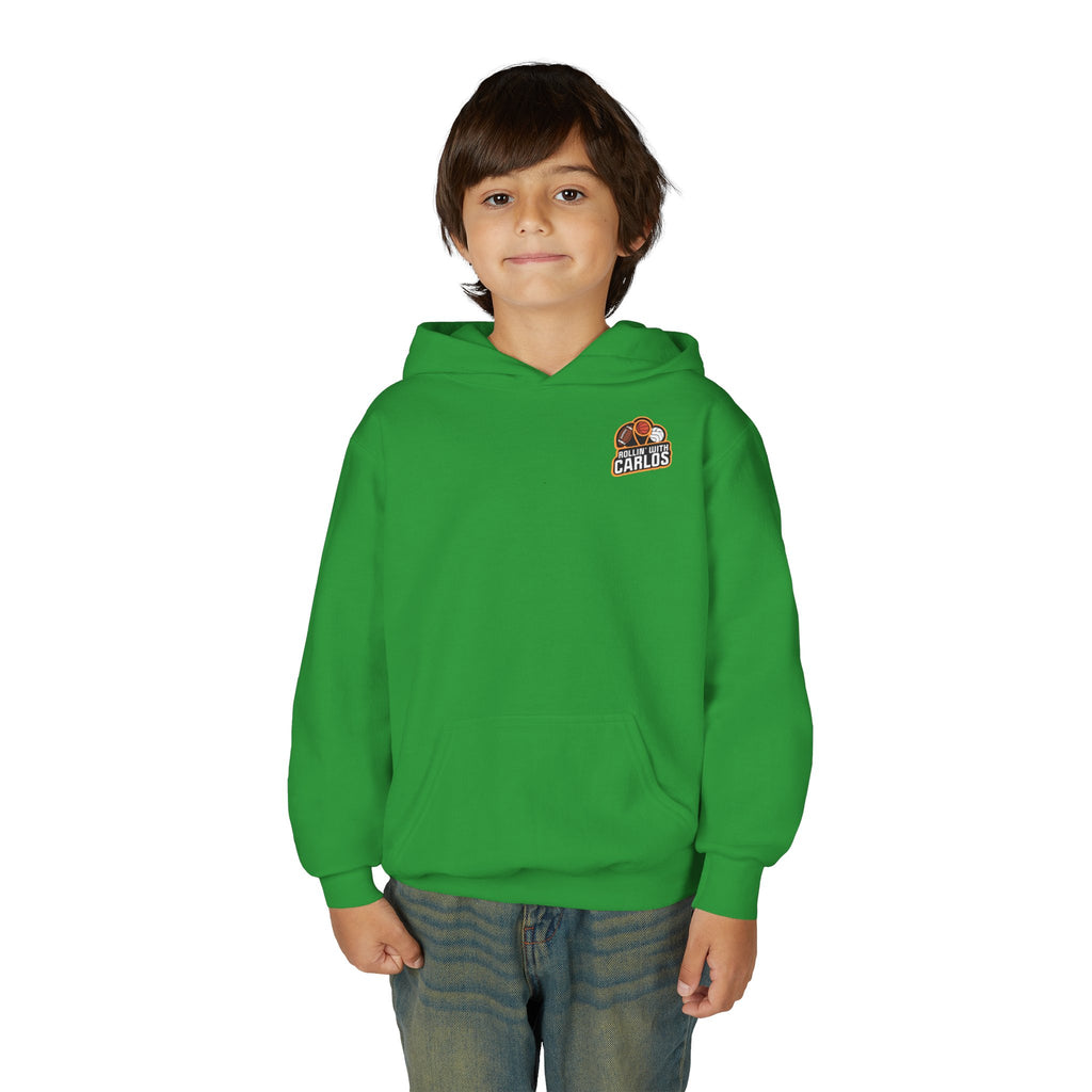 RollinwithCarlos Youth Heavy Blend Hooded Sweatshirt