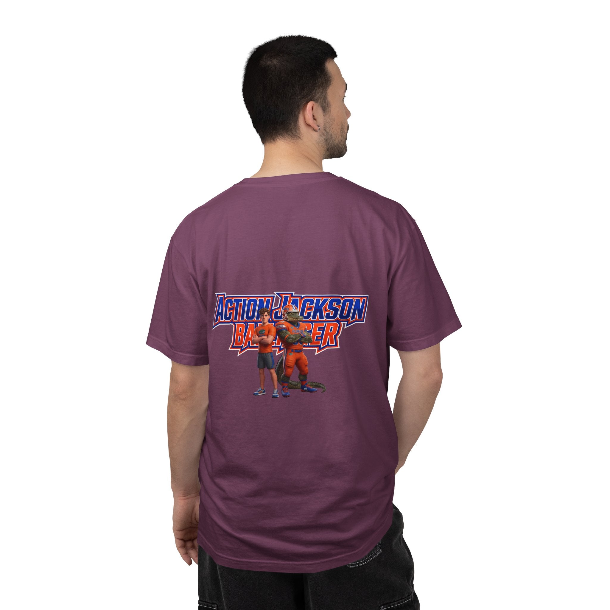 Action Jackson  T‑Shirt — Retro Team Graphic Tee