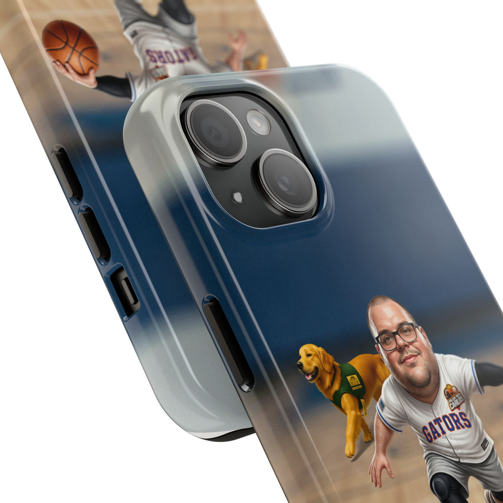 Caricature Basketball Player Phone Case | Custom Portrait Sports Design