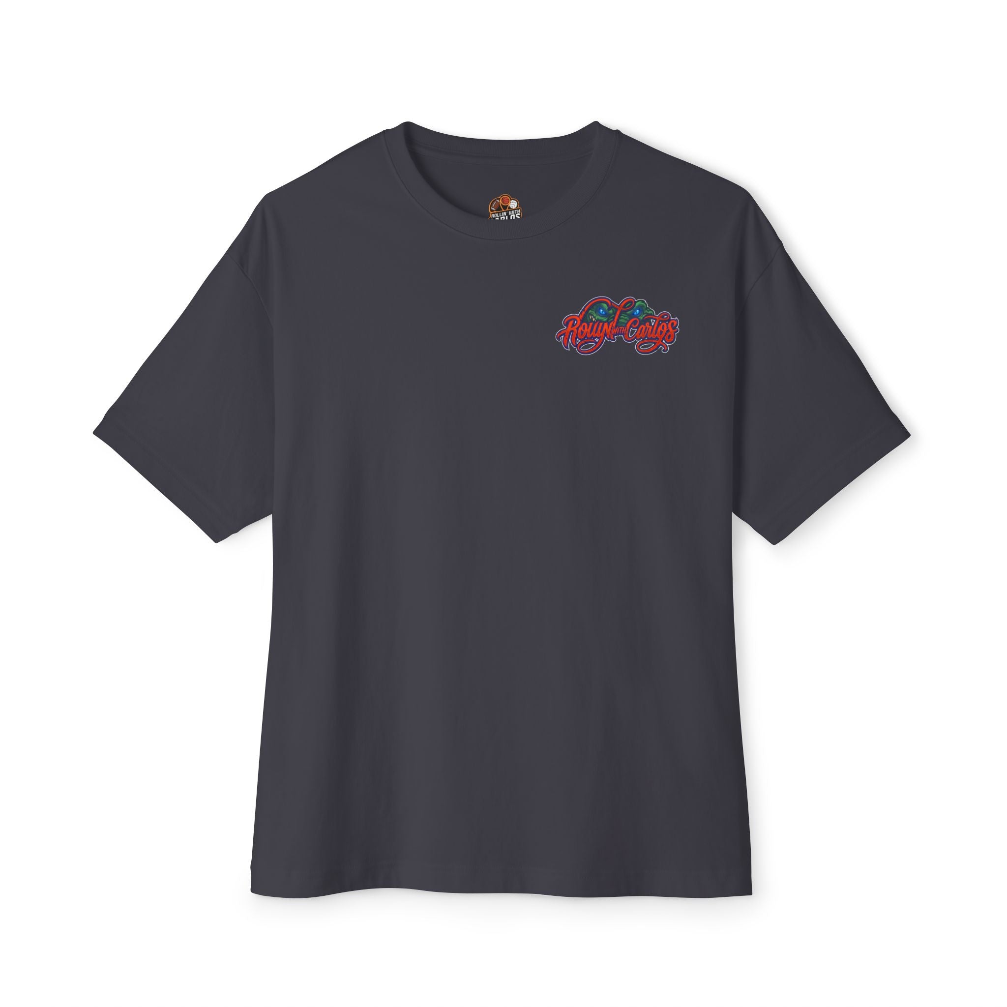 Champions Retro Basketball Tee — 'Champions' Back Graphic, Mini Front Logo