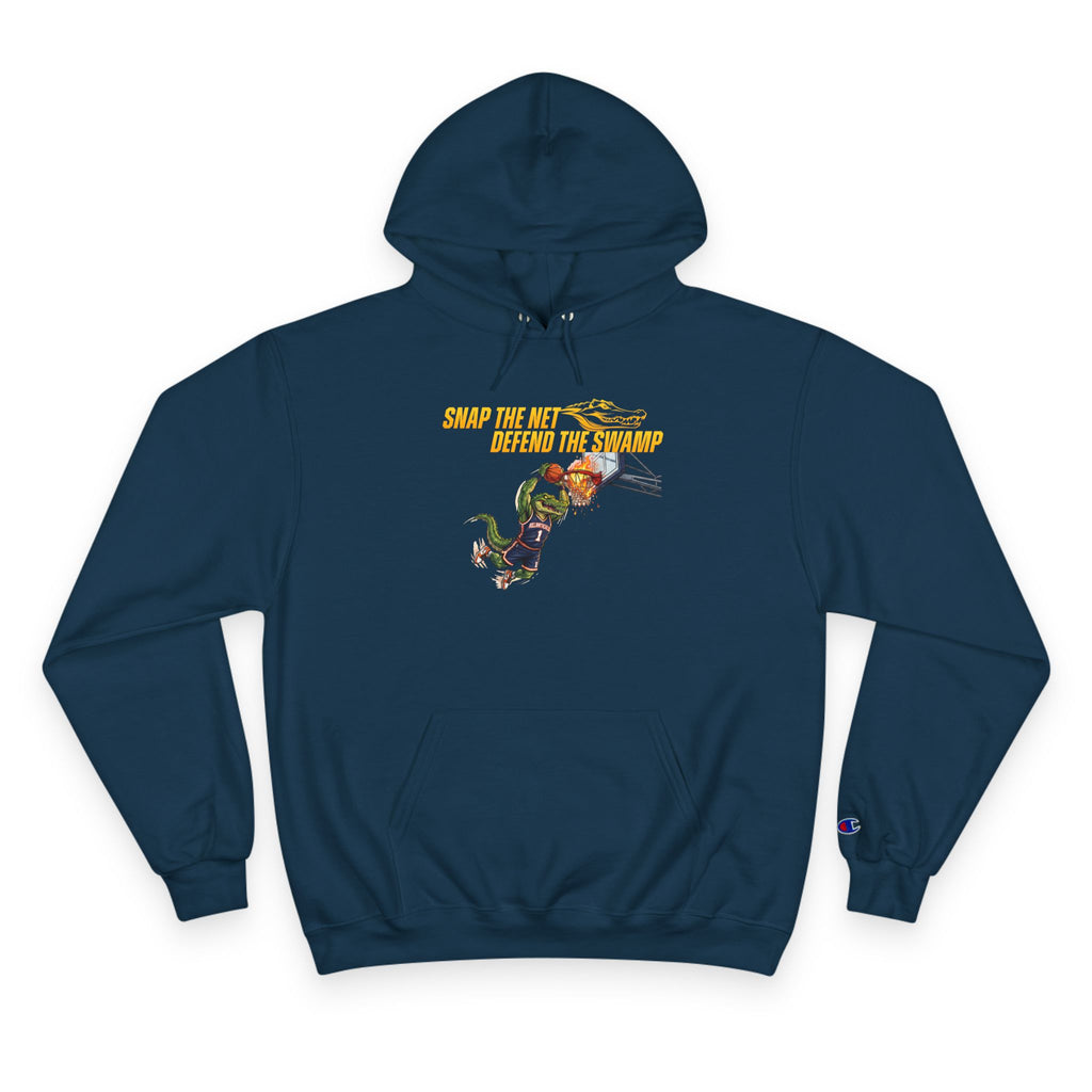 Basketball Hoodie — Snap the Net — 'Defend the Swamp' Basketball