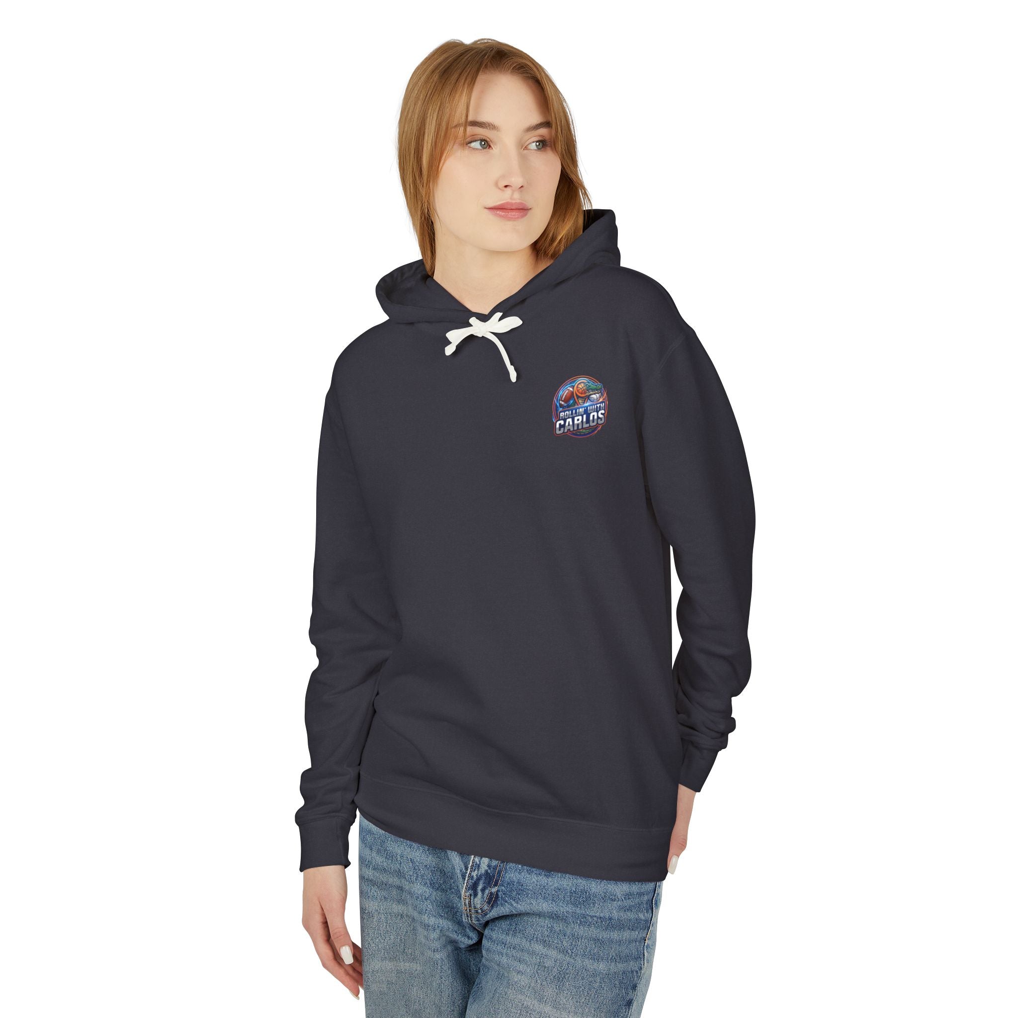 Hoodie • Rollin' with Carlos Vintage Racing Graphic Lightweight Hoodie