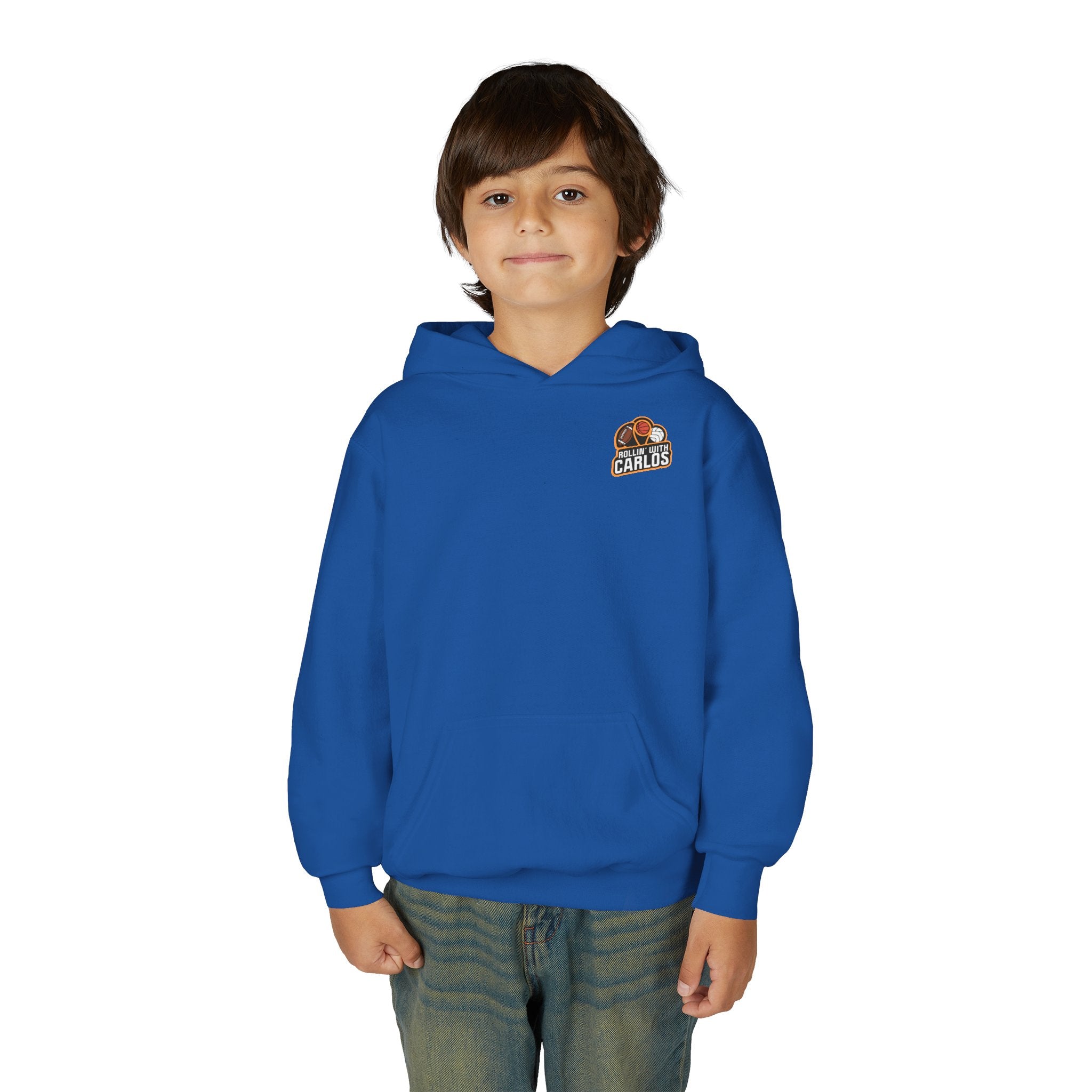 RollinwithCarlos Youth Heavy Blend Hooded Sweatshirt