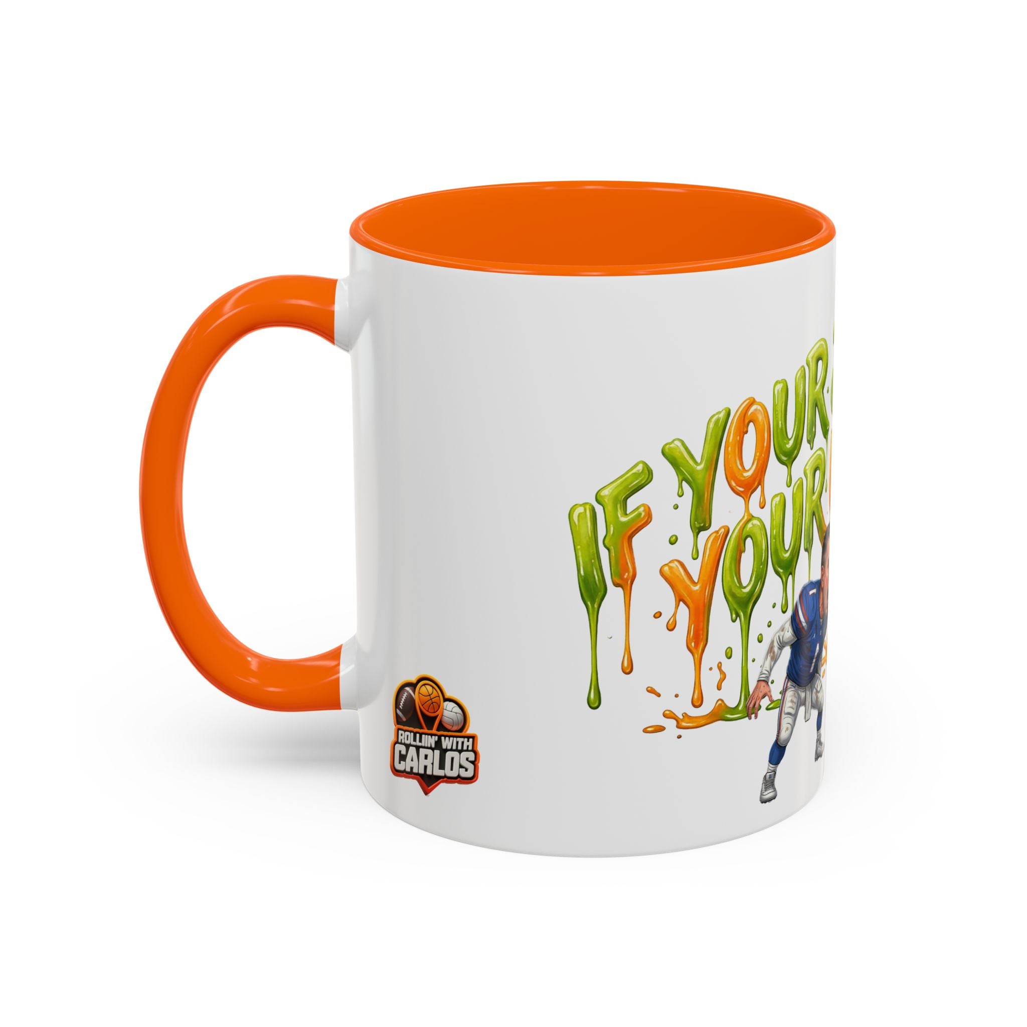 Your Juiceless, Your Useless Football Players Mug | Accent Coffee Mug