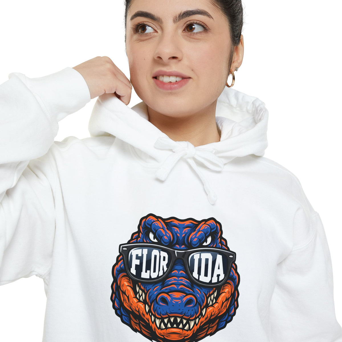 Florida Gator Vintage-Style Hoodie — Retro Alligator Pullover